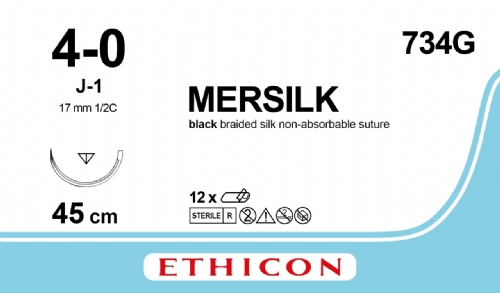 MERSILK SUTURE<br/>Size: SILK<br/>Colour: 4-0<br/>Style: cutting