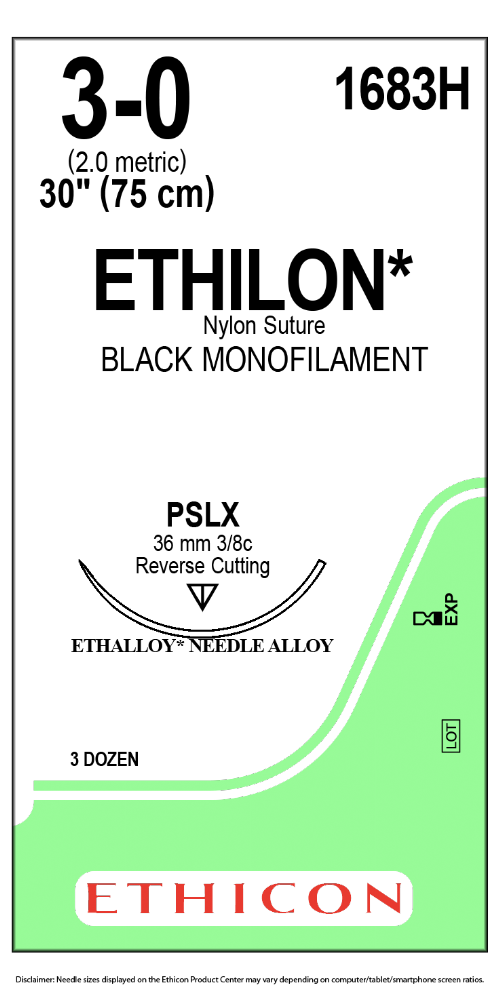 Ethilon Nylon Suture, Ethilon 4 0 Nylon Sutures, Material Stitches