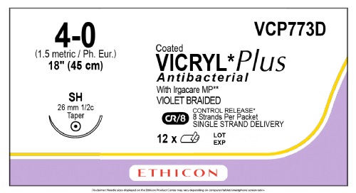 COATED VICRYL Plus Antibacterial (polyglactin 910) Suture
