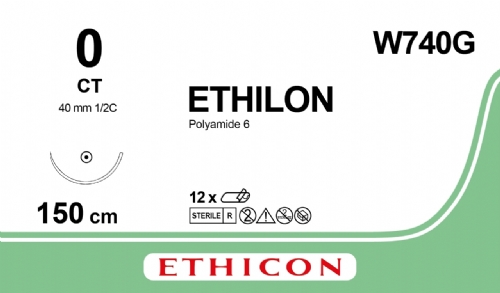 ETHILON Nylon Suture<br/>Size: ETHILON<br/>Colour: 0<br/>Style: non cutting