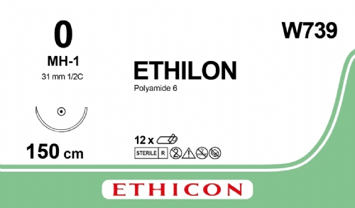 ETHILON Nylon Suture<br/>Size: ETHILON<br/>Colour: 0<br/>Style: non cutting