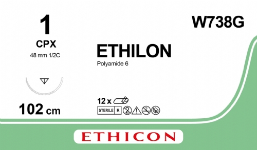 ETHILON Nylon Suture<br/>Size: ETHILON<br/>Colour: 1<br/>Style: cutting