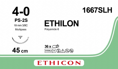 ETHILON Nylon Suture<br/>Size: ETHILON<br/>Colour: 4-0<br/>Style: cutting