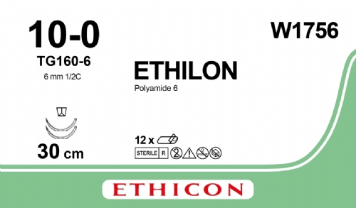 ETHILON Nylon Suture<br/>Size: ETHILON<br/>Colour: 10-0<br/>Style: cutting