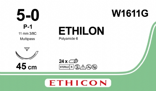 ETHILON Nylon Suture<br/>Size: ETHILON<br/>Colour: 5-0<br/>Style: cutting