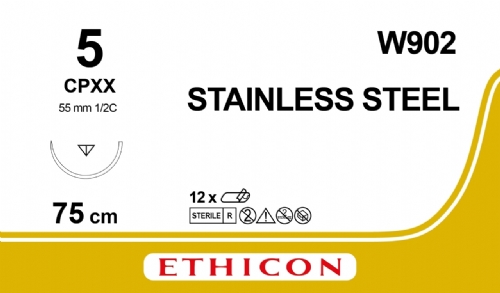 Surgical Stainless Steel Suture<br/>Size: STEEL<br/>Colour: 5<br/>Style: cutting