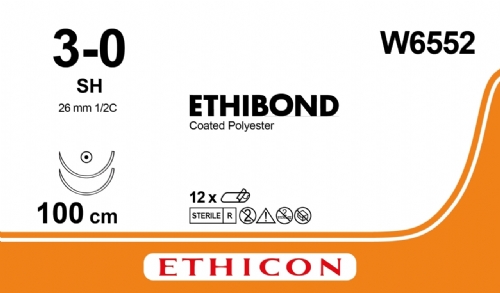 ETHIBOND EXCEL® Polyester Suture<br/>Size: ETHIBOND<br/>Colour: 3-0<br/>Style: non cutting