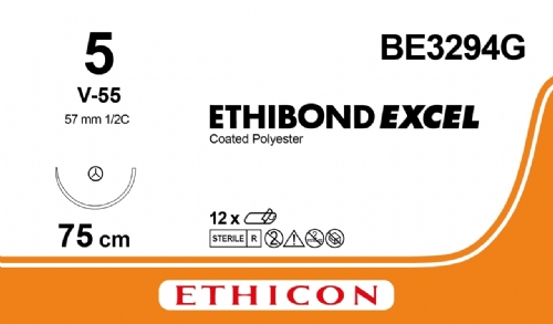 ETHIBOND EXCEL® Polyester Suture<br/>Size: ETHIBOND EXCEL<br/>Colour: 5<br/>Style: non cutting