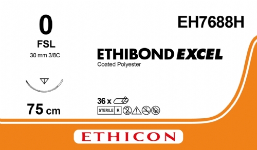 ETHIBOND EXCEL® Polyester Suture<br/>Size: ETHIBOND EXCEL<br/>Colour: 0<br/>Style: cutting