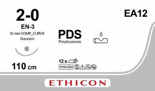 PDS II (polydioxanone) Suture<br/>Size: PDS<br/>Colour: 2-0<br/>Style: non cutting