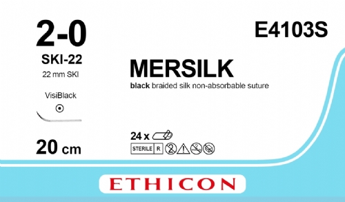 MERSILK SUTURE<br/>Size: SILK<br/>Colour: 2-0<br/>Style: non cutting