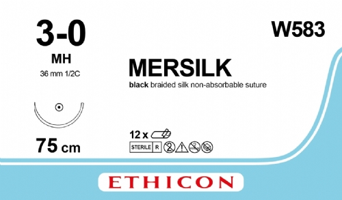PERMA-HAND SILK SUTURE<br/>Size: SILK<br/>Colour: 3-0<br/>Style: non cutting