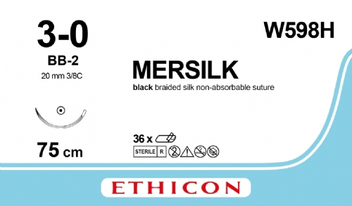 PERMA-HAND SILK SUTURE<br/>Size: SILK<br/>Colour: 3-0<br/>Style: non cutting