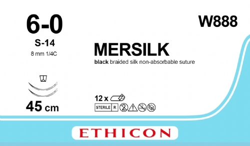 MERSILK SUTURE<br/>Size: SILK<br/>Colour: 6-0<br/>Style: cutting<br/>Size: SILK<br/>Colour: 6-0<br/>Style: cutting