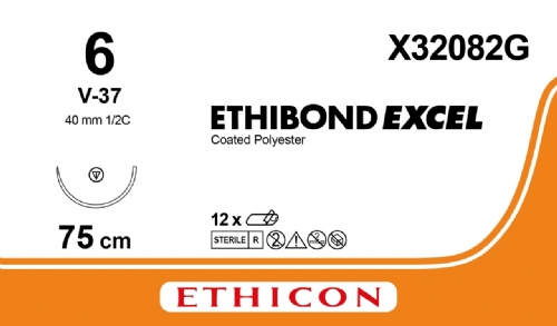 ETHIBOND EXCEL® Polyester Suture<br/>Size: ETHIBOND EXCEL<br/>Colour: 6<br/>Style: non cutting