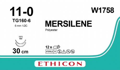 MERSILENE Polyester Fiber Suture<br/>Size: MERSILENE<br/>Colour: 11-0<br/>Style: cutting