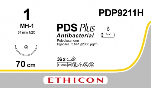 PDS Plus Antibacterial (polydioxanone) Suture