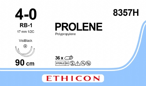 PROLENE Polypropylene Suture<br/>Size: PROLENE<br/>Colour: 4-0<br/>Style: non cutting