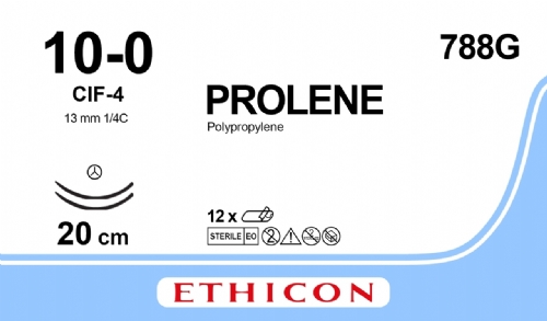 PROLENE Polypropylene Suture<br/>Size: PROLENE<br/>Colour: 10-0<br/>Style: non cutting