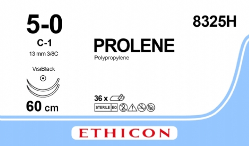 PROLENE Polypropylene Suture<br/>Size: PROLENE<br/>Colour: 5-0<br/>Style: non cutting