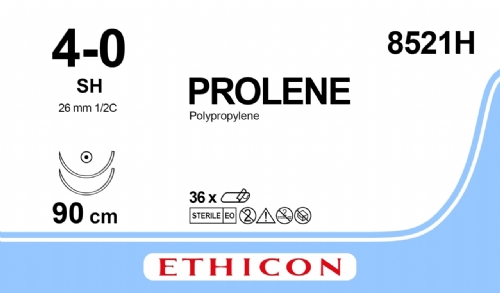 PROLENE Polypropylene Suture<br/>Size: PROLENE<br/>Colour: 4-0<br/>Style: non cutting