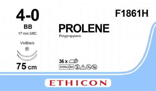 PROLENE Polypropylene Suture<br/>Size: PROLENE<br/>Colour: 4-0<br/>Style: non cutting