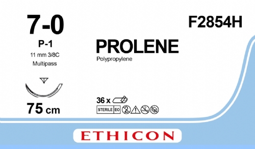 PROLENE Polypropylene Suture<br/>Size: PROLENE<br/>Colour: 7-0<br/>Style: cutting