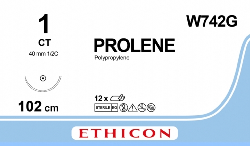 PROLENE Polypropylene Suture<br/>Size: PROLENE<br/>Colour: 1<br/>Style: non cutting