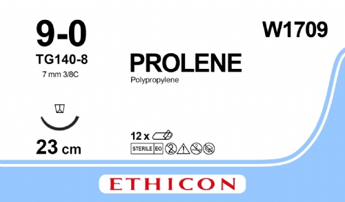 PROLENE Polypropylene Suture<br/>Size: PROLENE<br/>Colour: 9-0<br/>Style: cutting