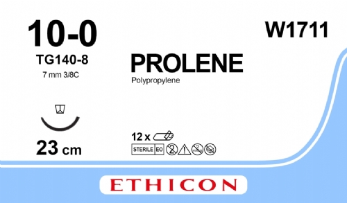 PROLENE Polypropylene Suture<br/>Size: PROLENE<br/>Colour: 10-0<br/>Style: cutting