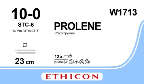 PROLENE Polypropylene Suture<br/>Size: PROLENE<br/>Colour: 10-0<br/>Style: cutting