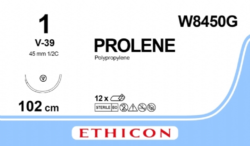 PROLENE Polypropylene Suture<br/>Size: PROLENE<br/>Colour: 1<br/>Style: non cutting