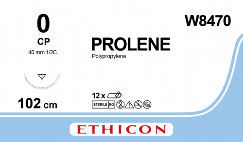 PROLENE Polypropylene Suture<br/>Size: PROLENE<br/>Colour: 0<br/>Style: cutting