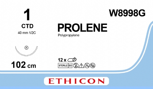 PROLENE Polypropylene Suture<br/>Size: PROLENE<br/>Colour: 1<br/>Style: non cutting