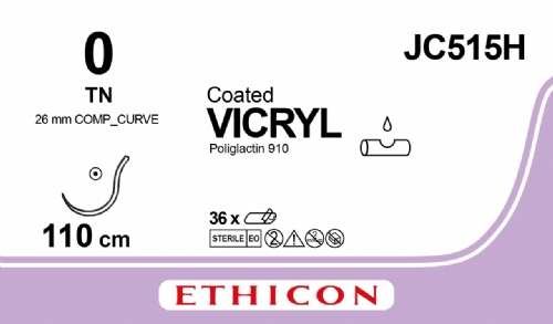 VICRYL PLUS Suture<br/>Size: VICRYL PLUS<br/>Colour: 0<br/>Style: non cutting