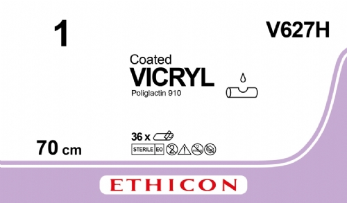 COATED VICRYL (polyglactin 910) Suture<br/>Size: VICRYL PLUS<br/>Colour: 1<br/>Style: NA