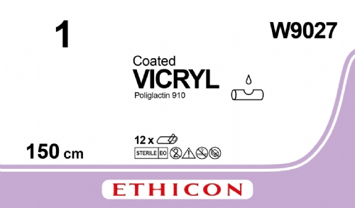 COATED VICRYL (polyglactin 910) Suture<br/>Size: VICRYL<br/>Colour: 1<br/>Style: NA