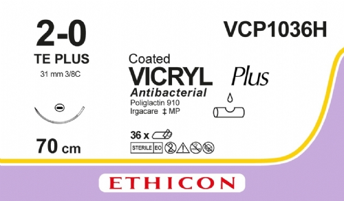 COATED VICRYL Plus Antibacterial (polyglactin 910) Suture