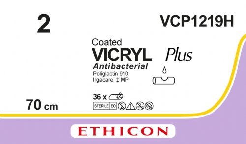 COATED VICRYL Plus Antibacterial (polyglactin 910) Suture<br/>Size: VICRYL PLUS<br/>Colour: 2<br/>Style: NA