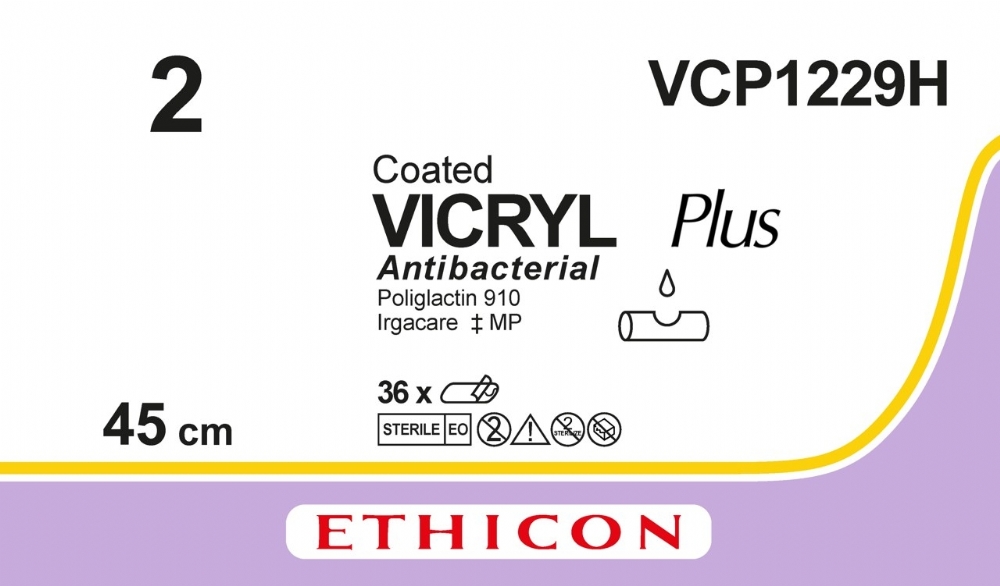 COATED VICRYL Plus Antibacterial (polyglactin 910) Suture<br/>Size: VICRYL PLUS<br/>Colour: 2<br/>Style: NA
