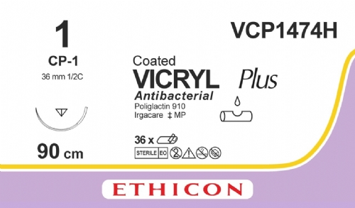 COATED VICRYL Plus Antibacterial (polyglactin 910) Suture