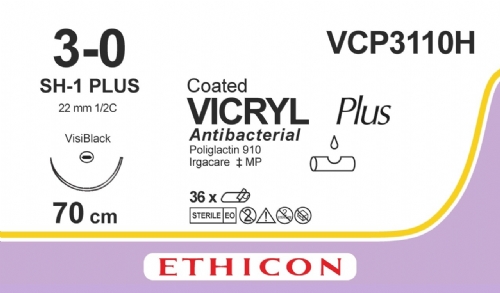 COATED VICRYL Plus Antibacterial (polyglactin 910) Suture