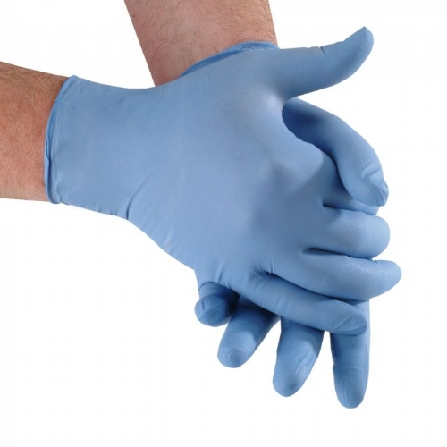 Powder Free Sterile Blue Nitrile Gloves