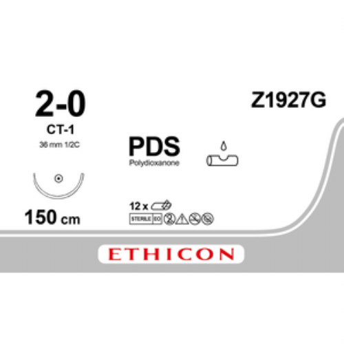 PDS II (polydioxanone) Suture<br/>Size: PDS PLUS<br/>Colour: 2-0<br/>Style: non cutting<br/>Size: PDS PLUS<br/>Colour: 2-0<br/>Style: non cutting