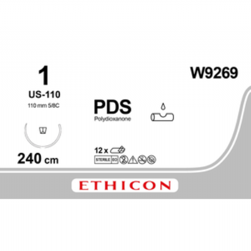 PDS II (polydioxanone) Suture<br/>Size: PDS<br/>Colour: 1<br/>Style: cutting