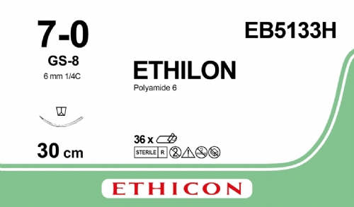 ETHILON Nylon Suture<br/>Size: ETHILON<br/>Colour: 7-0<br/>Style: cutting