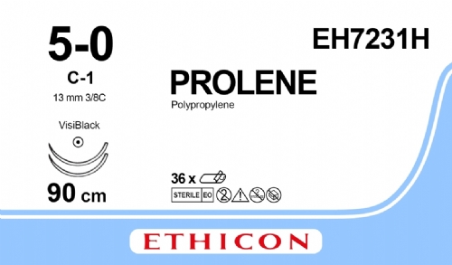 PROLENE Polypropylene Suture<br/>Size: PROLENE<br/>Colour: 5-0<br/>Style: non cutting