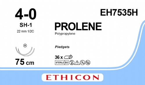 PRLNE BLU 75CM USP4-0<br/>Size: PROLENE<br/>Colour: 4-0<br/>Style: non cutting