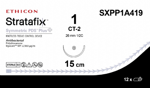 STRATAFIX Symmetric PDS Plus Suture<br/>Size: STRATAFIX SYMMETRIC<br/>Colour: 1<br/>Style: non cutting