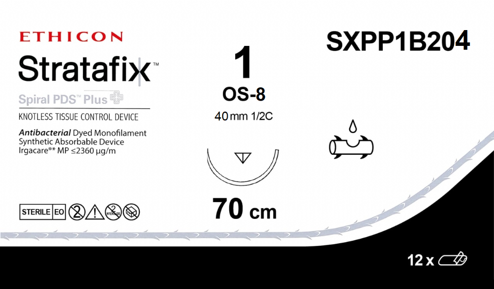 STRATAFIX Spiral PDS Plus Suture<br/>Size: STRATAFIX Spiral PDS Plus<br/>Colour: 1<br/>Style: cutting